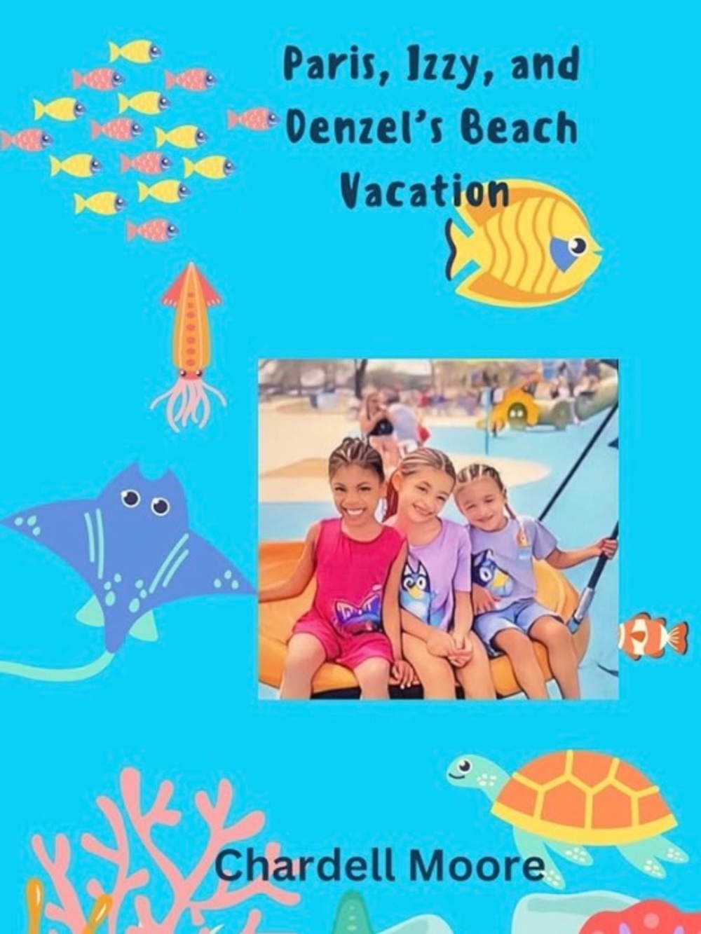 Paris, Izzy, and Denzel’s Beach Adventure